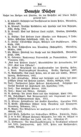Benutzte Bücher
