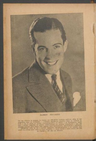 [Ilustração de] Ramon Novarro