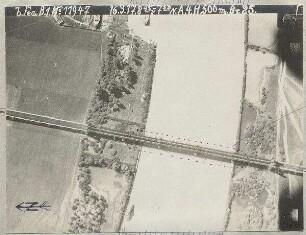 Bahnbrücke östlich Regensburg (mit Einzeichnungen) (500 m)