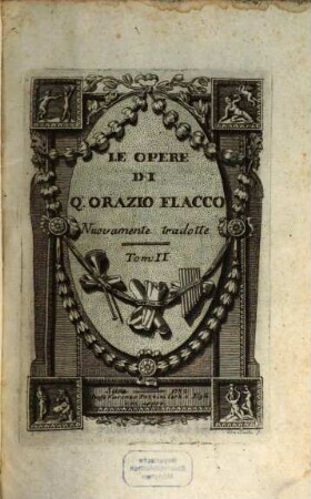 Le Opere Di Q. Orazio Flacco : Nuovamente tradotte, 2