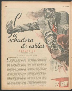 La echadora de cartas : Cuento