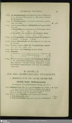 Modelle für die ebene Geometrie