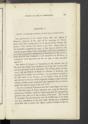 Chapter V. Tampico Abandoned - Change Of The Base Of Operations