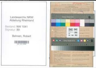Entnazifizierung Robert Behnen , geb. 05.05.1903 (Haendler)