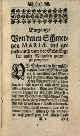 Das Schmertzn-volle Hertz Mariæ : In siben Betrachtungen Von ihren siben Schmertzen