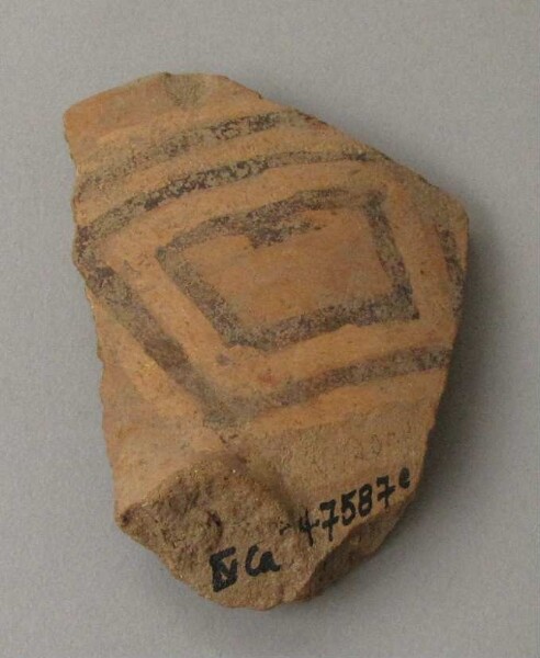 Rim sherd of a clay bowl