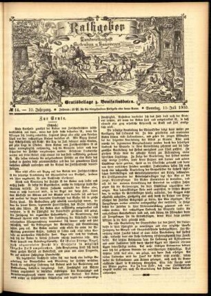 Ausgabe vom Sonntag, den 15. Juli 1900.