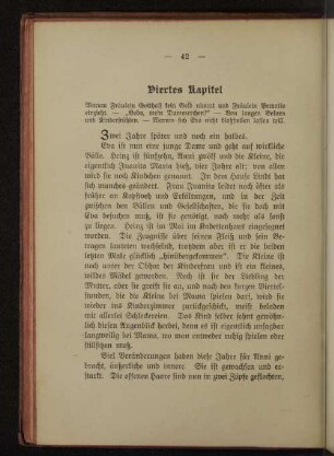Viertes Kapitel