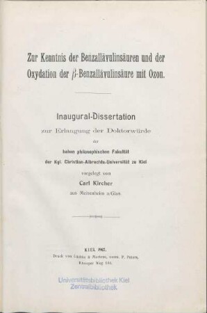 Zur Kenntnis der Benzallävulinsäuren und der Oxydation der β-Benzallävulinsäure mit Ozon