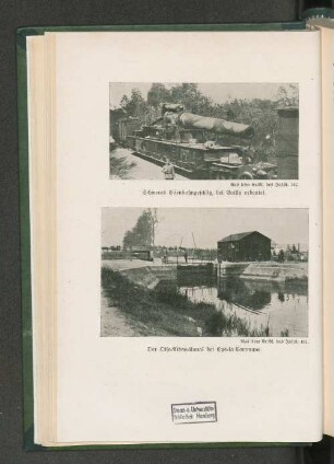 Tafel 1. Der Oise=Aisne=Kanal bei Cys=la Commune.