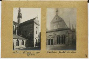 Kloster Maulbronn. Pfarrkirche, Maulbronn: Ansichten (aus: Skizzen- und Fotoalbum 6)