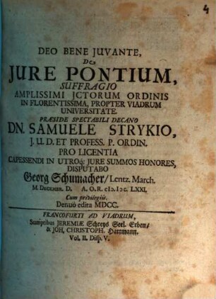 De Iure Pontium