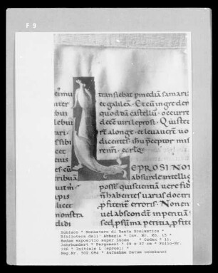 Bedae expositio super Lucam... — Initiale L (eprosi), Folio 126