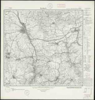 Meßtischblatt 2731 : Korbach, 1936 : Korbach. - Hrsg. 1908, einz. Nachtr. 1924, gedr. [19]36. - 1:25000. - [Berlin]: Reichsamt für Landesaufnahme, 1936. - 1 Kt.
