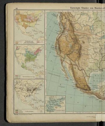 Vereinigte Staaten von Nordamerika, Mexiko und Westindien.
