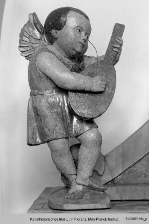 Der auferstandene Christus, flankiert von Johannes dem Täufer und Daniel