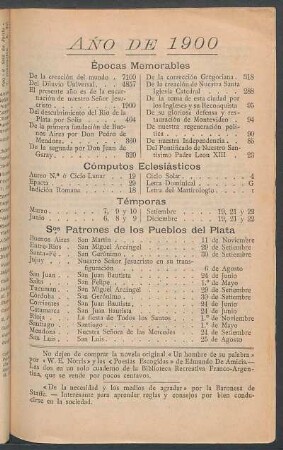 S.os patrones de los pueblos del Plata