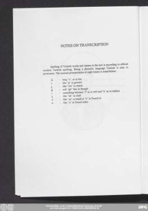 Notes On Transcription