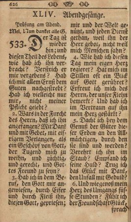 XLIV. Abendgesänge.