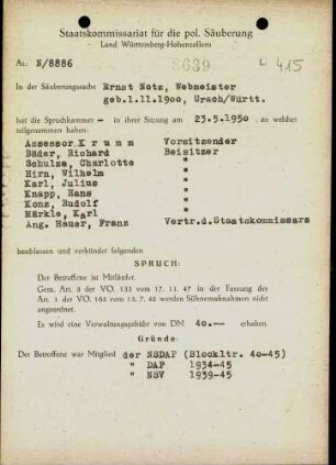 Notz, Ernst