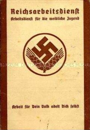 Ausweis des Reichsarbeitsdienstes