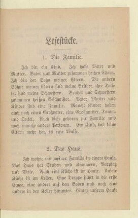 Lesestücke