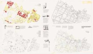 Moritzplatz, Berlin-Kreuzberg Schinkelwettbewerb 1983: Lageplan, Nutzungskonzept 1:4000