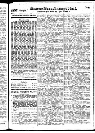 1557.Ausgabe. Mittwoch, 25. Juli 1917