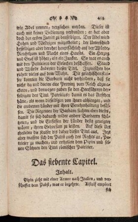 Das siebente Capitel.