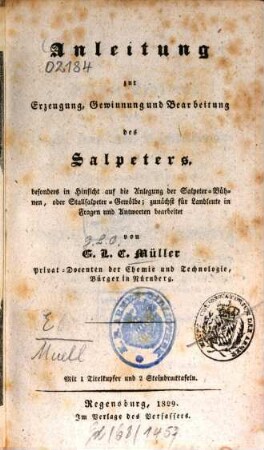 Müllers chemisch technische Abhandlungen, 2