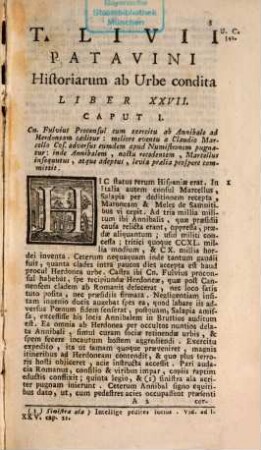T. Livii Opera, Quae Supersunt : Obscuriorum locorum interpretationibus, & selectis adnotationibus illustrata, 3. - 423 S.