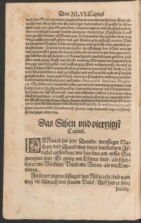 Das Siben und viertzigst Capitel.