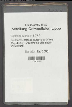 Straßenbau.- Straßenzug III.- Distrikt 4 sp. 5 Pöhlkers Hof in Wehren bis hinter Herrentrup