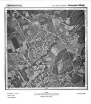 Sennestadt Südost, Gauß-Krüger-Koordinaten: Rechtswert: 3472, Hochwert: 5754