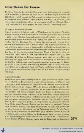 Karl Sapper.