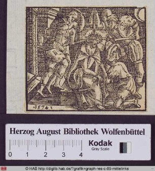 Christus wird gegeißelt und mit der Dornenkrone gekrönt.