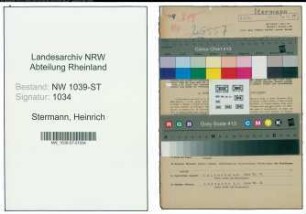 Entnazifizierung Heinrich Stermann , geb. 07.12.1889 (Fuhrunternehmer)