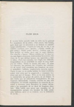 Flor seca