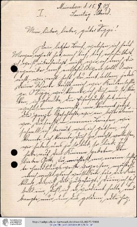 Brief vom 15.09.1907