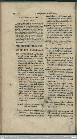 Quaestio Duodecima