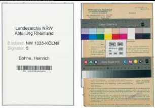 Entnazifizierung Heinrich Bohne , geb. 27.11.1890 (Direktor)