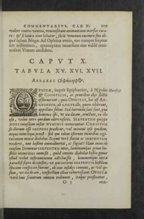 Caput X. Tabula XV. XVI. XVII.