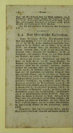 9. Das östreichische Kaiserthum