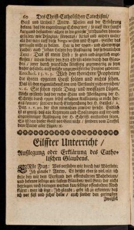 60-65, 11. Erklaerung des Catholischen Glaubens ...