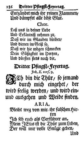 Dritter Pfingst-Feyertag.