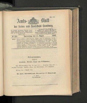No. 198, 17. August 1916