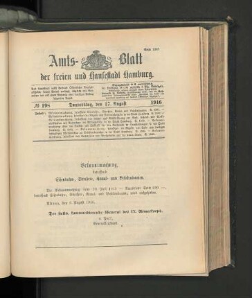No. 198, 17. August 1916