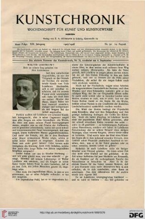 Heft 30 (14. August 1908)