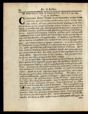 In Epistolam Fer. II. Paschatos. Act. X. v. 34.-44.