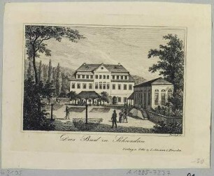Heilanstalt und Kurbad in Schandau (Bad Schandau) in der Sächsischen Schweiz